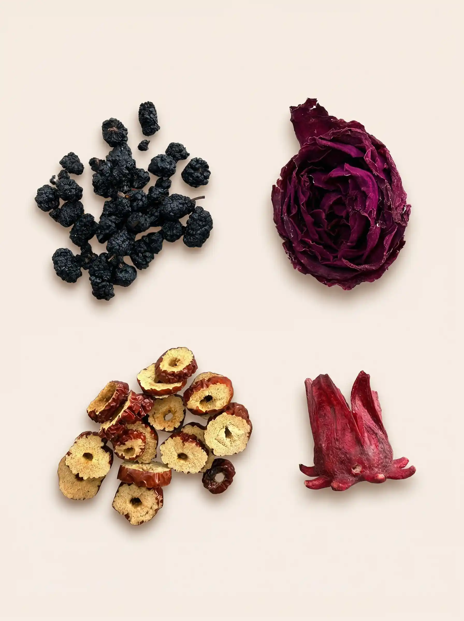 Roselle Mulberry Rose ingredients